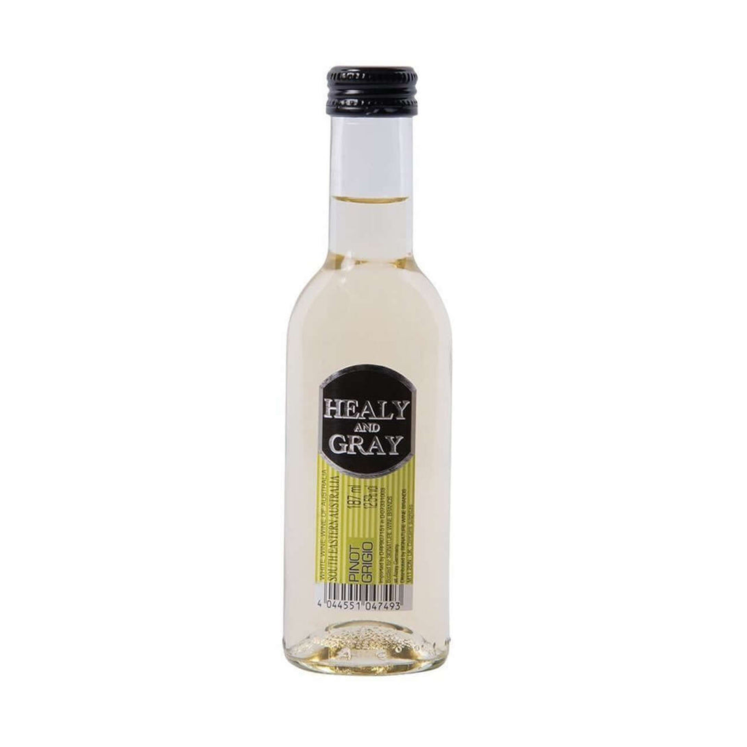 Healy & Gray Pinot Grigio 18.7cl Strawberry Fondants ChocolatesHealy & Gray Pinot Grigio 18.7cl & Strawberry Fondants Chocolates The ever popular Pinot Grigio.Crisp & refreshing with fruity aromas and flavours of citrus and apple£11.99
