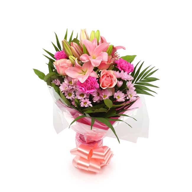 Pink Candy Bouquet Lovely Flora World
